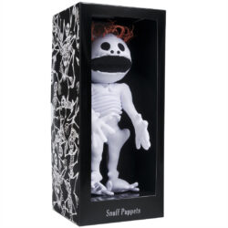 skullie doll in a box