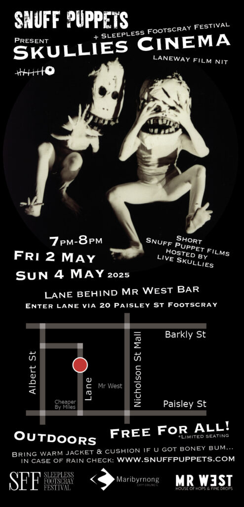 Skullies Cinema flier